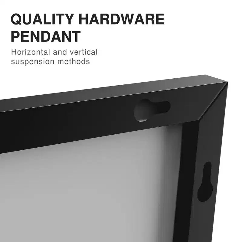 MAYEERTY Hanging Mirror Aluminum Alloy Thin Edge Right Angle Rectangle