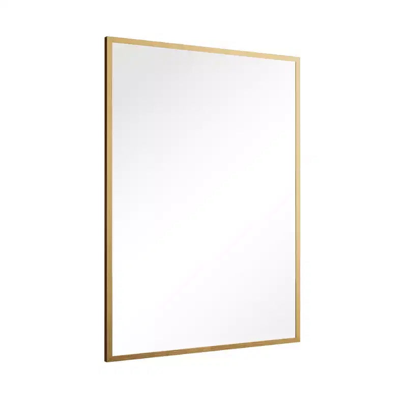 MAYEERTY Hanging Mirror Aluminum Alloy Thin Edge Right Angle Rectangle