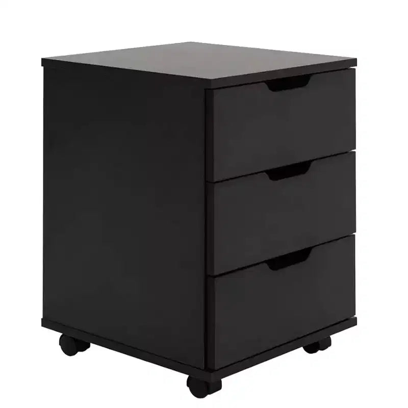 MAYEERTY 1622 Inch White 3-Drawer Vertical Wood File Cabinet - With Casters, Fully Assembled for Home Office