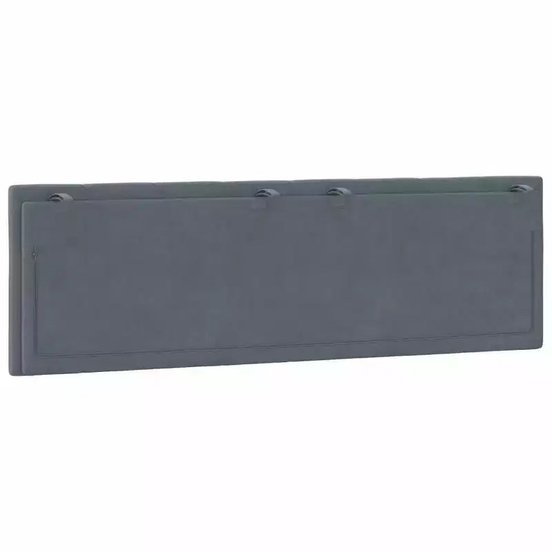 vidaXL Headboard Cushion Hanko Dark Gray 60.2 Velvet