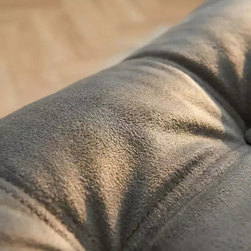 Giant Bean Bag Chair Lazy Floor Sofa, Memory Foam Fireside Sofa for Adults, Big Beanbag Faux Leather Armless Chair for Living Room Bedroom Dorm Office