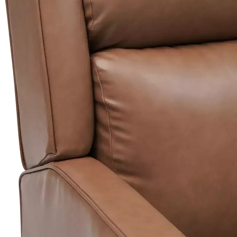 Emma and Oliver Swivel Glider Rocker Recliner with USB/USB-C Charging Ports, Manual 270 Degree Swivel Recliner