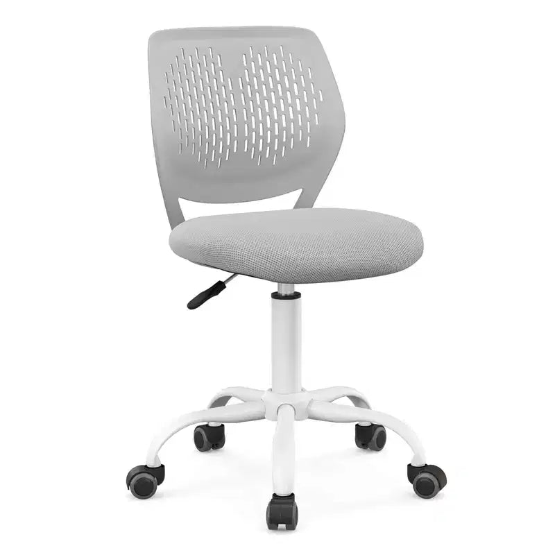 Costway Kids Desk Chair Ergonomic Swivel Children Mesh Study Height Adjustable Rose/Blue/Turquoise/Purple/Gray/Light Green