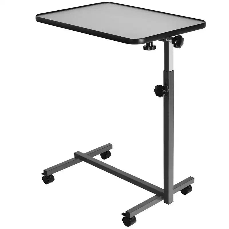 Costway Overbed Rolling Table Over Bed Laptop Tray Tilting Top Gary